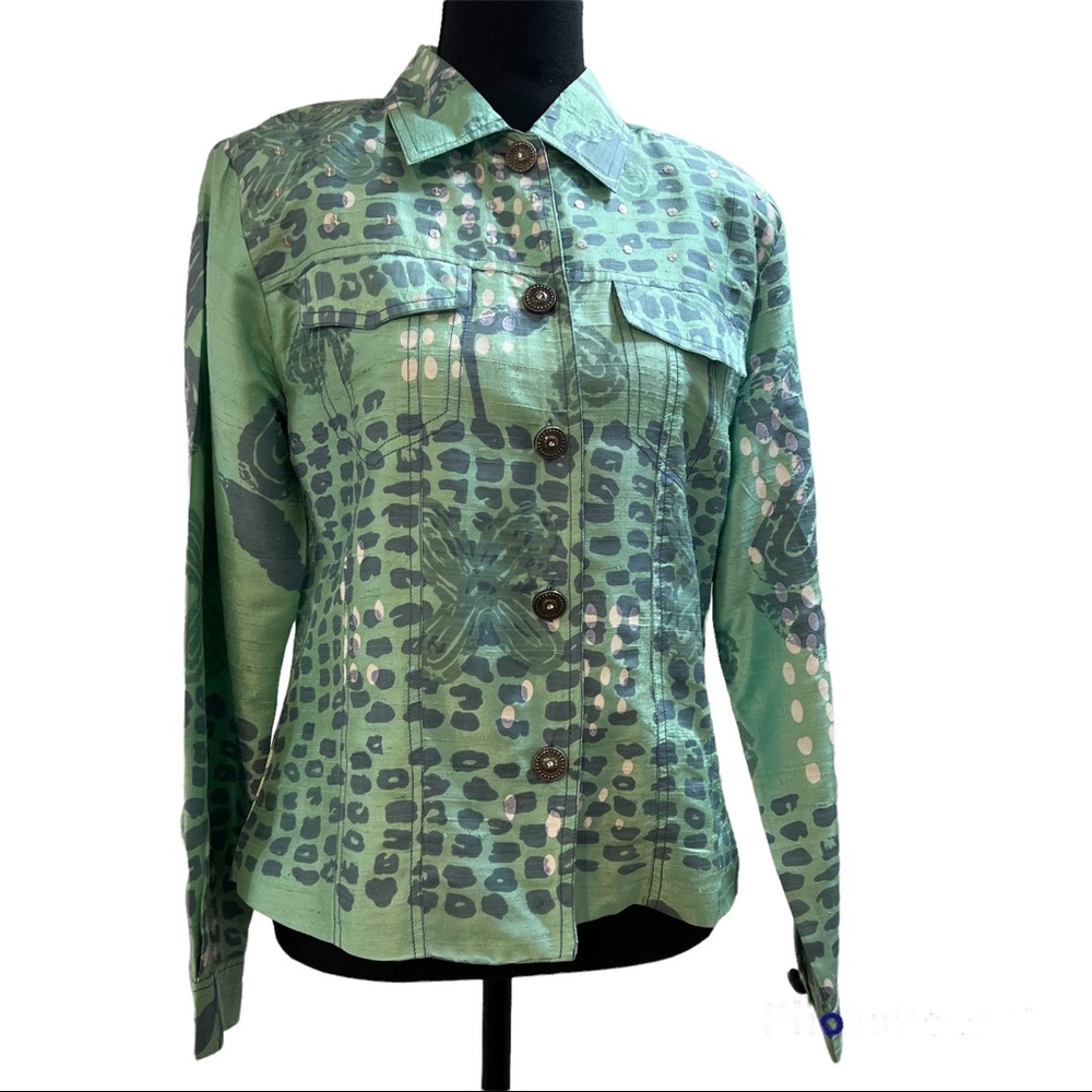 Silk Parsley & Sage Jacket